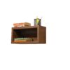 Foldable Floating Wall Desk with Storage