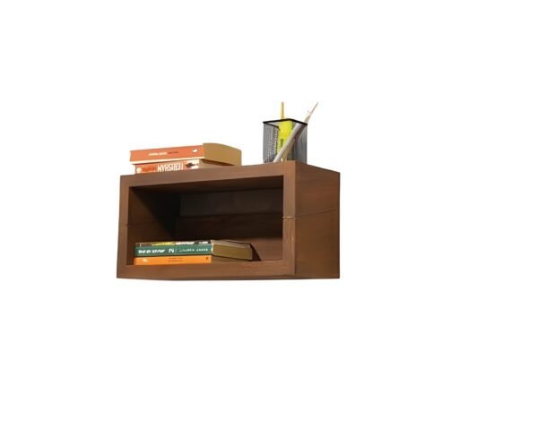 Foldable Floating Wall Desk with Storage