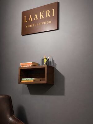 Foldable Floating Wall Desk with Storage