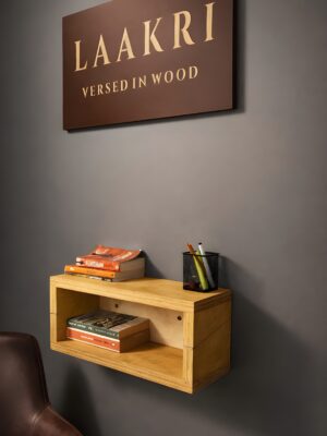 Foldable Floating Wall Desk with Storage