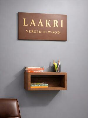 Foldable Floating Wall Desk with Storage