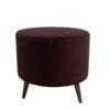 Round Upholstered Ottoman V1 BY J SERIES PACK OF 2