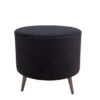 Round Upholstered Ottoman V1 BY J SERIES PACK OF 2
